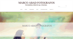 Desktop Screenshot of marcoabad.com