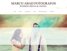 Tablet Screenshot of marcoabad.com